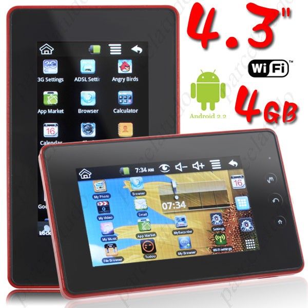 Tablet PC MID 4.3 (vermelho) Ref.(T00015)