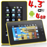 Tablet PC MID 4.3 (Amarelo) Ref.(T00019)