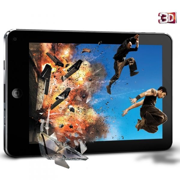 Tablet PC 8GB Wi Fi e vídeo 3D Ref.T00021